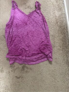 Sonoma Heathered Raspberry-Purple Tank Top
